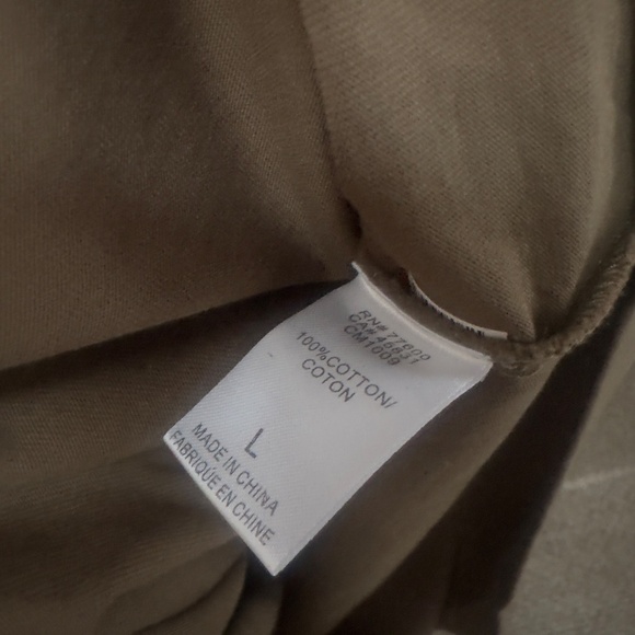 Chaser Brown and Gray Baseball Style Crew Neck Shirt - Men's Large - Picture 3 of 3